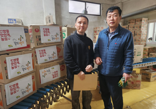 (주)농심 (호원상사 대리점) 영도구푸드마켓 후원물품 전달