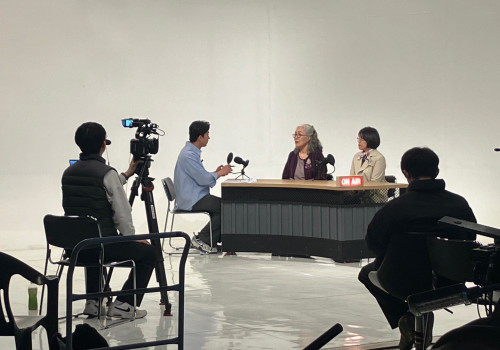 스튜디오 촬영을 위해 부산 KBS 방문!